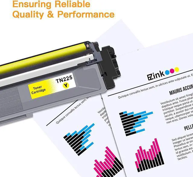 Alt view image 6 of 6 - E-Z Ink (TM) Compatible Toner Cartridge Replacement for Brother TN221 TN225 to Use with MFC-9130CW HL-3170CDW HL-3140CW HL-3180CDW MFC-9330CDW (2 Black, 1 Cyan, 1 Magenta, 1 Yellow, 5 Pack)