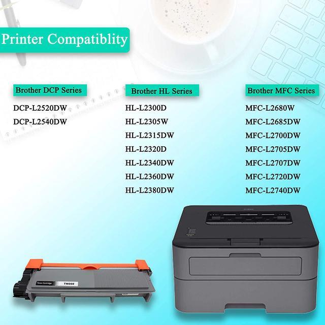 Black Toner Cartridge for Brother DCP-L2520dw DCP-L2540dw Hl-L2300d  Hl-L2305W Tn-660 - China Toner Cartridge Set, Printer