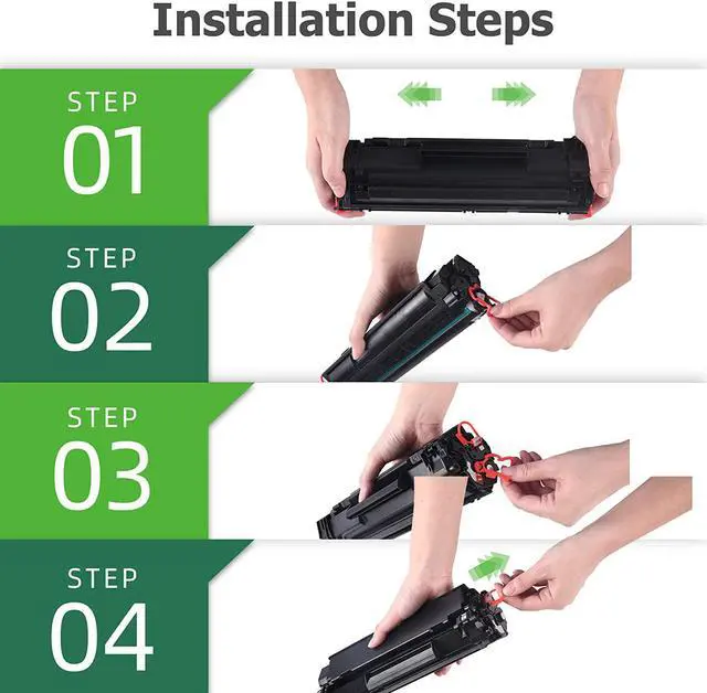 Alt view image 6 of 7 - Aztech Compatible  78A Toner Cartridge Replacement for CE278A Replacement  Laserjet P1606dn 1536dnf 1606dn MFP M1536dnf P1606 M1536 P1560 P1566 Toner Printer Ink (Black, 2-Pack)