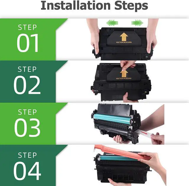 Alt view image 6 of 7 - Aztech Compatible CE255A 55A Toner Cartridge Replacement  55A CE255A 55X CE255X  Laserjet P3015 P3015dn P3015x Pro 500 MFP M521dn M521dw M521 M525 Printer Ink (Black, 1-Pack)
