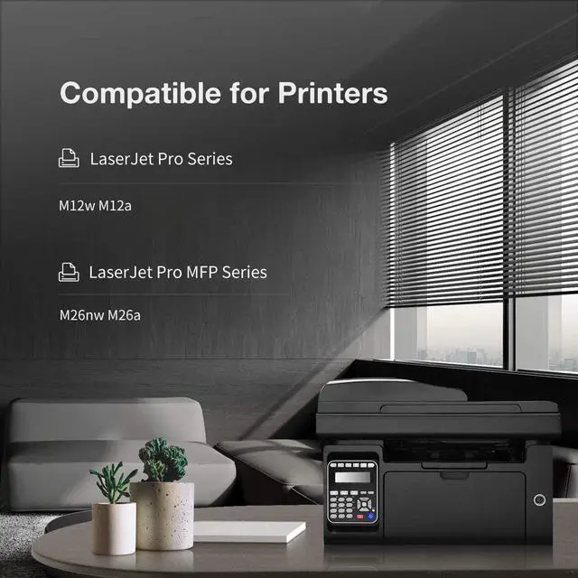 Alt view image 2 of 4 - LEMERO Compatible Toner Cartridge Replacement 79A CF279A to use with Laserjet Pro M12w M12a MFP M26nw M26a (Black, 2-Pack)