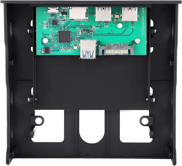 Alt view image 5 of 7 - Pusokei Multi-Function Expansion Panel Hub, USB3.1/Type C Interface+Dual USB3.0+TF/Memory Card Reader 3.5 Optical &Soft Drive Panel,for Computer Chassis