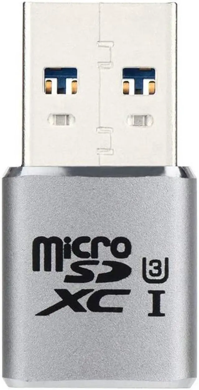 Alt view image 2 of 4 - XINGLAI Mini Card Reader Adapter USB 3.0 Card Reader/Micro SD/SDXC Aluminum TF Card Reader for USB External Computer Accessories (Color : BK)