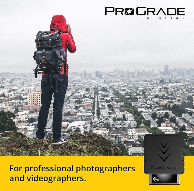 Alt view image 3 of 7 - CFast and SD UHS-II Dual-Slot Memory Card Reader by ProGrade Digital | USB 3.2 Gen 2 for Professional Filmmakers, Photographers & Content Creators