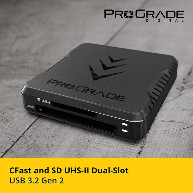 Alt view image 5 of 7 - CFast and SD UHS-II Dual-Slot Memory Card Reader by ProGrade Digital | USB 3.2 Gen 2 for Professional Filmmakers, Photographers & Content Creators