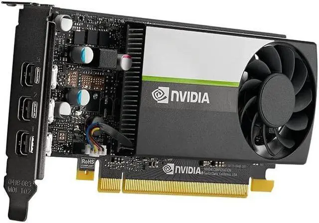 Alt view image 2 of 3 - PNY NVIDIA T400 Graphic Card - 2 GB GDDR6 - Low-Profile - 64 bit Bus Width - PCI Express 3.0 x16 - Mini DisplayPort