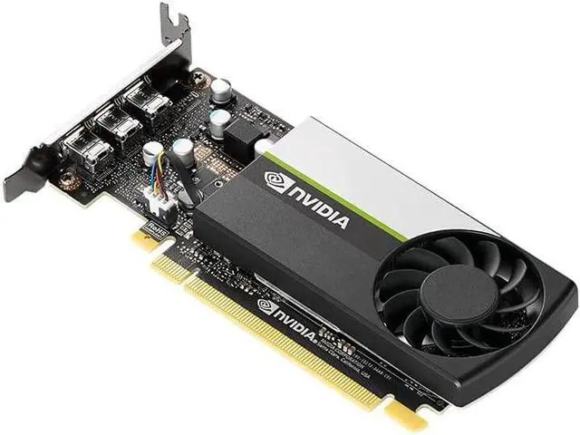 Alt view image 3 of 3 - PNY NVIDIA T400 Graphic Card - 2 GB GDDR6 - Low-Profile - 64 bit Bus Width - PCI Express 3.0 x16 - Mini DisplayPort