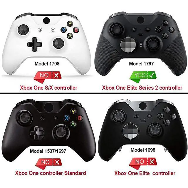 Alt view image 2 of 7 - Purple Replacement Buttons for Xbox One Elite Series 2 Controller, LB RB LT RT Bumpers Triggers ABXY Start Back Sync Profile Switch Keys for Xbox Elite Series 2 Core Controller Model 1797 @