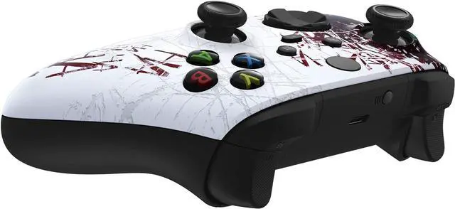 Alt view image 7 of 7 - eXtremeRate Custom Shell for Xbox Series X & S Controller - Revitalize Your Controller - Clown HAHAHA Replacement Cover Front Housing Cover for Xbox Core Controller Wireless [Control NOT Included]