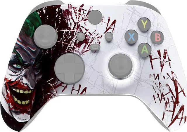 Alt view image 6 of 7 - eXtremeRate Custom Shell for Xbox Series X & S Controller - Revitalize Your Controller - Clown HAHAHA Replacement Cover Front Housing Cover for Xbox Core Controller Wireless [Control NOT Included]