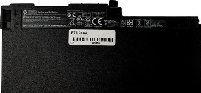 Alt view image 2 of 5 - New HP CM03XL 3 CELL Laptop Battery 50Wh 11.25V ELITEBOOK 840 850 740 745 750 ZBOOK 14 G1 & G2 HSTNN-LB4R E7U24AA
