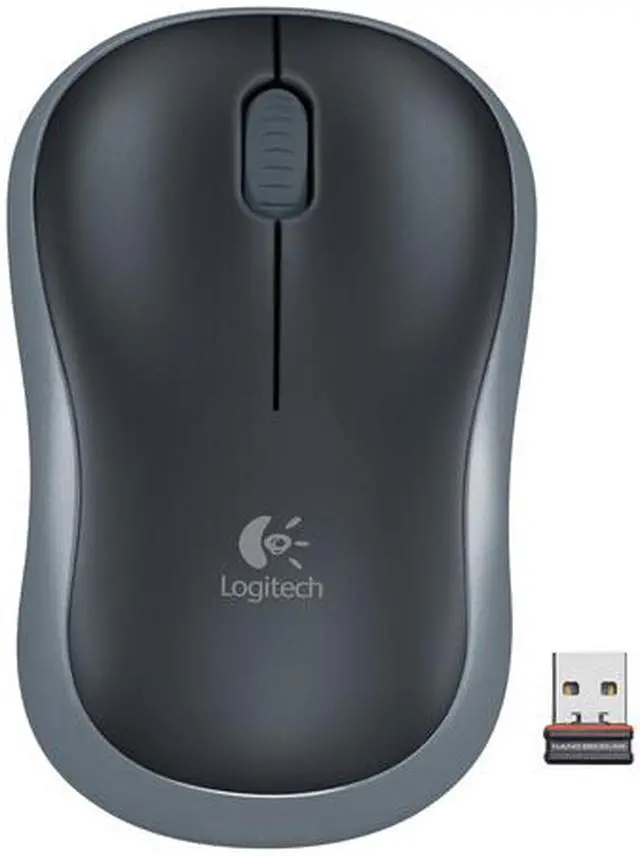 Alt view image 2 of 4 - Logitech Wireless Mouse M185 - Swift Gray (910-002225)