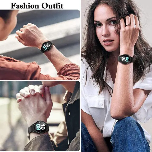 Alt view image 6 of 7 - For Samsung Galaxy Watch 5 4 40mm 44mm Snap On Full Case Cover Screen Protector