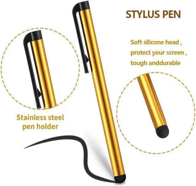 Alt view image 2 of 7 - 10Pcs Metal Universal Stylus Pen Touch Screen F Tablet Mobile Phone iPad iPod PC