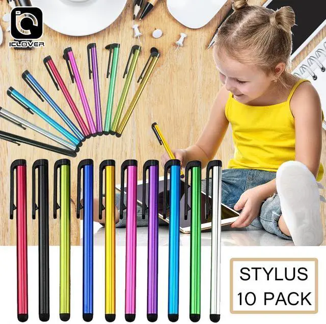 Main image of 10Pcs Metal Universal Stylus Pen Touch Screen F Tablet Mobile Phone iPad iPod PC
