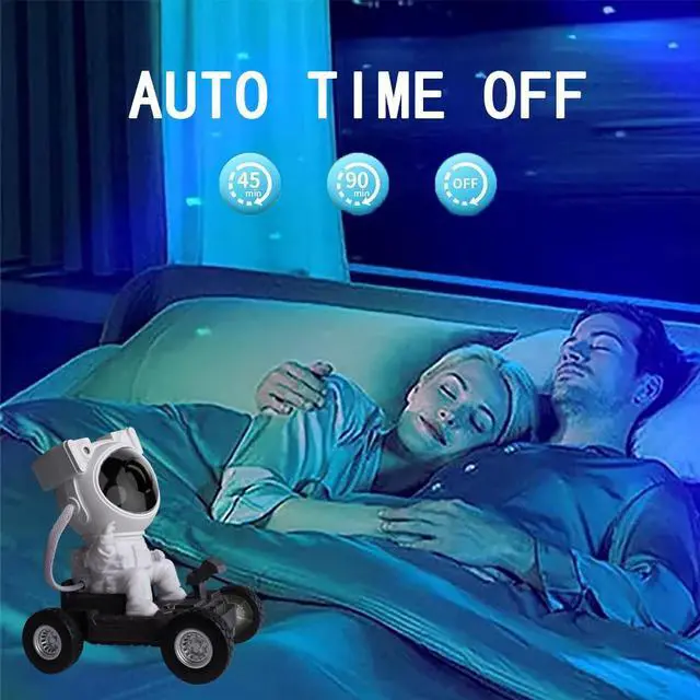 Alt view image 5 of 7 - Astronaut on Car Galaxy Projector, Starry Night Light for Room, Color Changing, Remote Control, Decorative Gift for Space Enthusiasts
