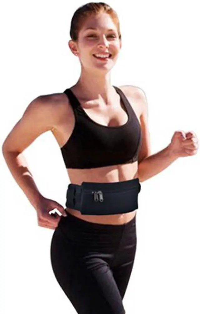 Alt view image 3 of 7 - IC ICLOVER Running Waist Bag Fanny Pack / Hip Pack Pouch for Man Women Sports Travel Hiking / Money iPhone 6/6s Plus 7/7 Plus 8/X/8 Plus Samsung S8 Black All Sizes