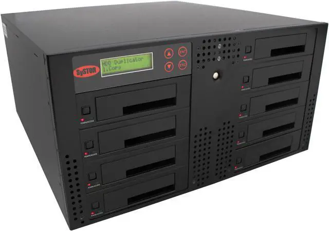 Main image of Systor 1 to 8 SATA 300MB/S Rackmount Hard Disk Drive / Solid State Drive (HDD/SSD) Duplicator & Sanitizer (SYS308RMHDD)