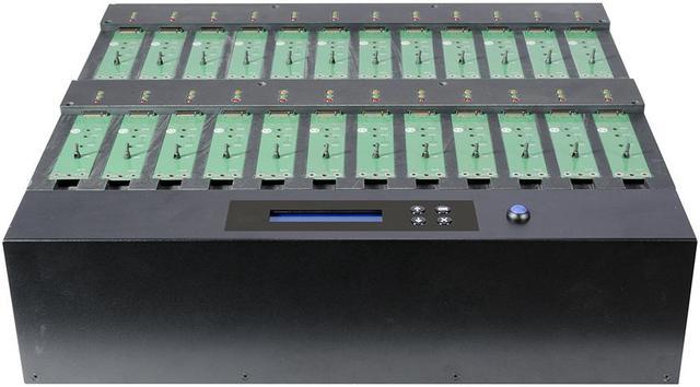 Systor 1 to 11 M.2 NVMe/SATA Duplicator & Sanitizer - up to 18GB