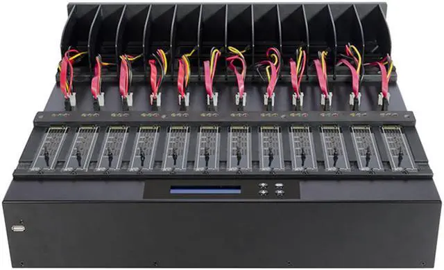 Main image of Systor 1 to 11 SATA & M.2 NVMe Duplicator - 18GB/Min - Standalone Copier & Eraser/Sanitizer for Multiple PCIe M2, 2.5/3.5 Inch HDD Hard Disk & SSD Solid State Drives (SYSNVME-XW311)