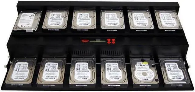 Main image of Systor 1:11 Flatbed SATA Hard Drive Duplicator & Sanitizer - 36GB/Min - Copy & Erase 2.5 SDD Solid State & 3.5 HDD Disks 600MB/Sec (SYS11-SSD-SATA3)