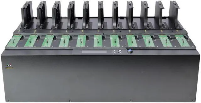 Main image of Systor 1 to 10 SATA & M.2 NVMe Duplicator - 24GB/Min - Standalone Copier & Eraser/Sanitizer for Multiple PCIe M2, 2.5 Inch HDD Hard Disk & SSD Solid State Drives (SYSNVME-HC410)