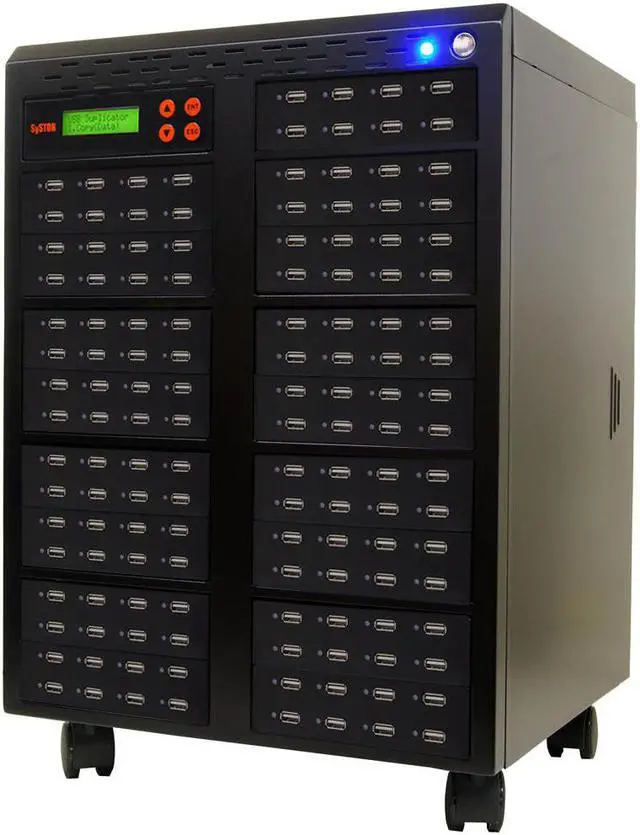 Main image of Systor 1 to 135 USB Duplicator & Sanitizer 2GB/Min - Standalone Multiple Flash Memory Copier & Storage Drive Eraser, Speeds Up to 33MB/Sec (SYS-USBD-135)