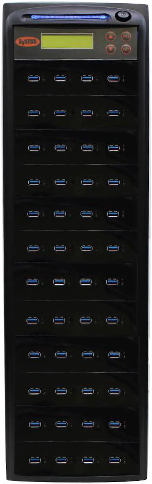 Main image of Systor 1 to 47 USB 3.0/3.1 Duplicator & Sanitizer 18GB/Min - Standalone Multiple Flash Memory Copier & Storage Drive Eraser, Speeds Up to 300MB/Sec (SYS-USB30-47)