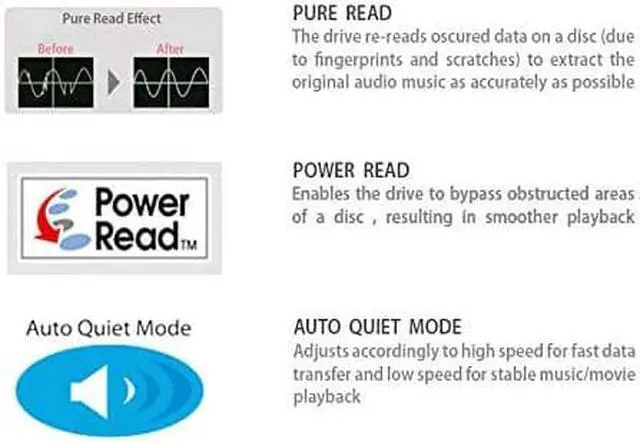 Alt view image 2 of 6 - Pioneer BDR-XS07UHD Portable 6X Ultra HD 4K Blu-ray Burner External Drive Bundle with Cyberlink Software Download Installation Code, 50GB M-DISC BD-R DL and USB Cable - Burns CD DVD BD DL BDXL Discs
