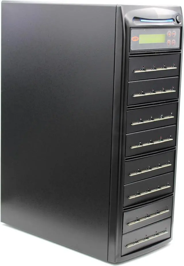 Alt view image 2 of 4 - Systor 1 to 31 SATA & M.2 NVMe Duplicator - 24GB/Min - Standalone Copier & Eraser/Sanitizer for Multiple PCIe M2 Drives (SYSNVME-NX431)