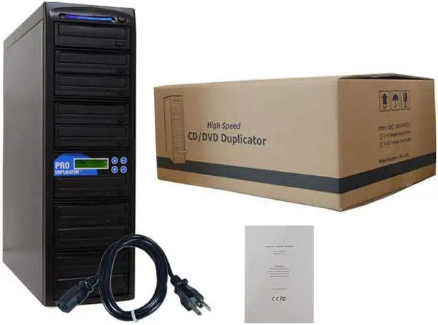 Produplicator 1 to 9 24X Burner CD DVD Duplicator - Standalone Copier ...