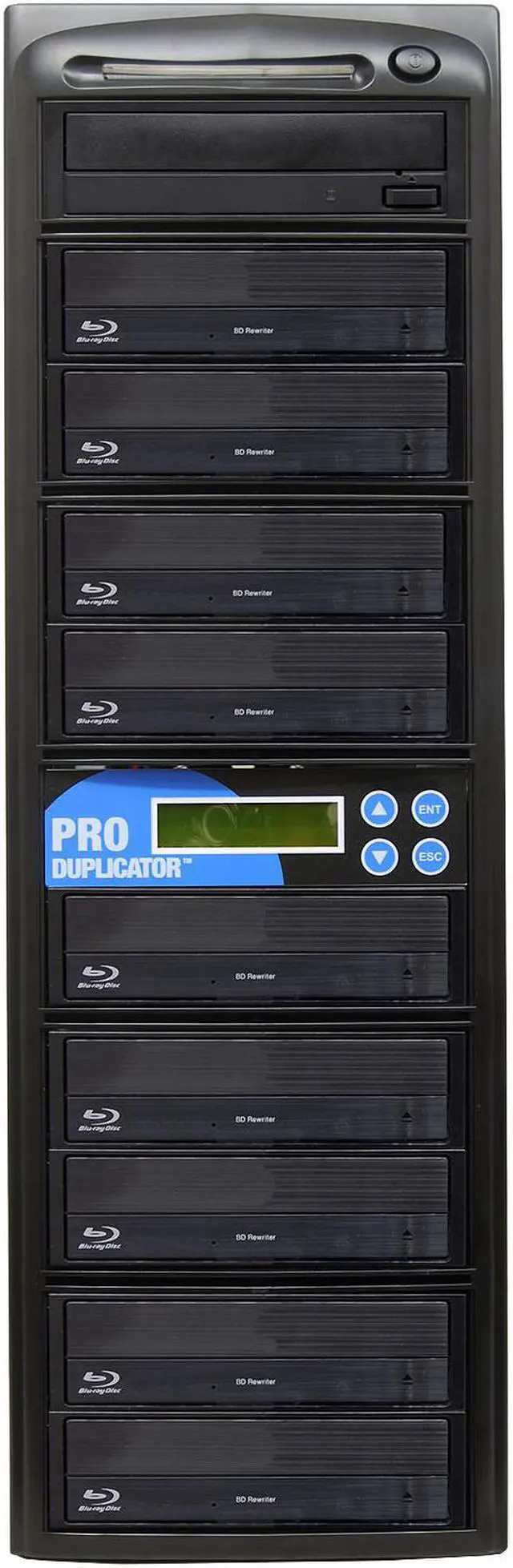Main image of Produplicator 1 to 9 14x Blu-ray Burner BD Duplicator - BDXL M-DISC CD DVD Copier Standalone Duplication Tower (ESBR09)