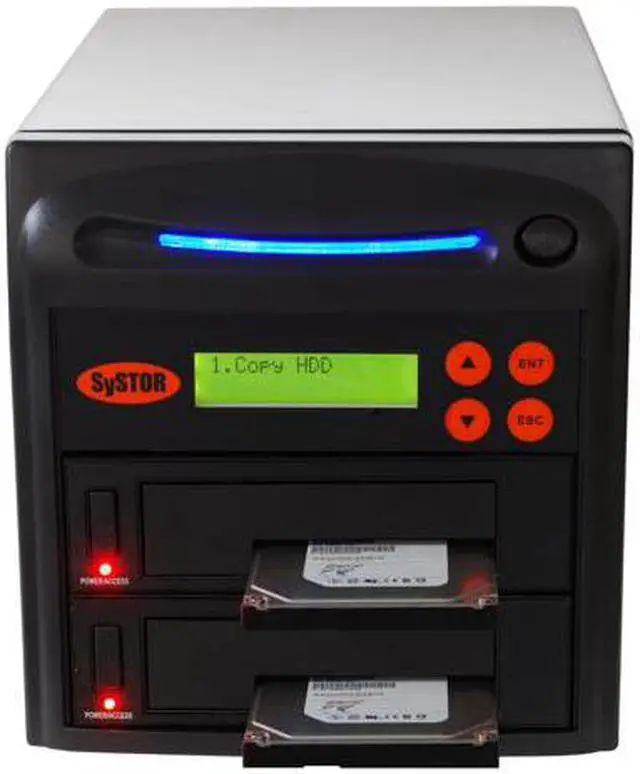 Alt view image 2 of 4 - Systor 1:1 SATA Hard Drive Duplicator & Sanitizer - 18GB/Min - Copy & Erase 2.5 SDD Solid State & 3.5 HDD Disks (SYS301DP) - 300MB/Sec, Dual Port Hot Swap
