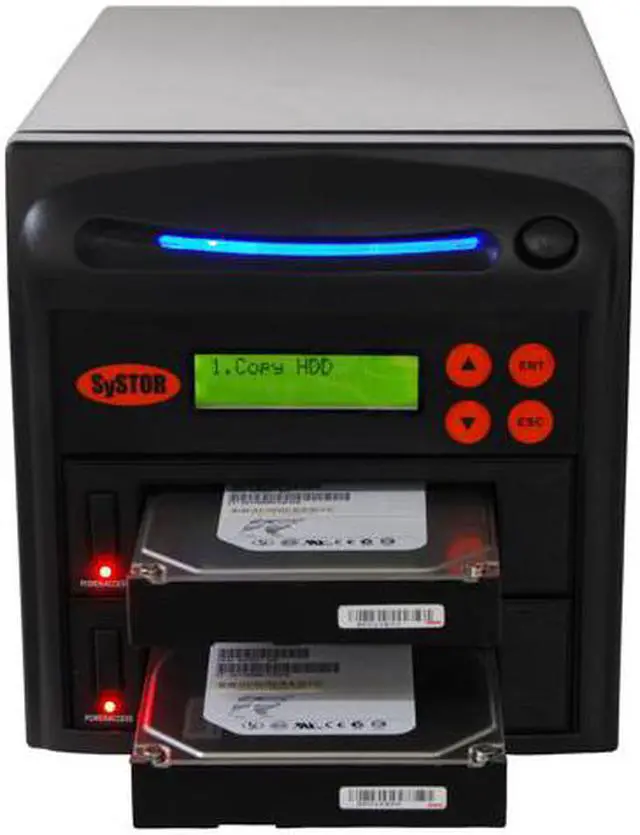 Alt view image 3 of 4 - Systor 1:1 SATA Hard Drive Duplicator & Sanitizer - 18GB/Min - Copy & Erase 2.5 SDD Solid State & 3.5 HDD Disks (SYS301DP) - 300MB/Sec, Dual Port Hot Swap