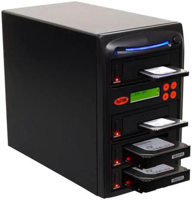 Main image of Systor 1:3 SATA Hard Drive Duplicator & Sanitizer - 18GB/Min - Copy & Erase 2.5 SDD Solid State & 3.5 HDD Disks (SYS303DP) - 300MB/Sec, Dual Port Hot Swap
