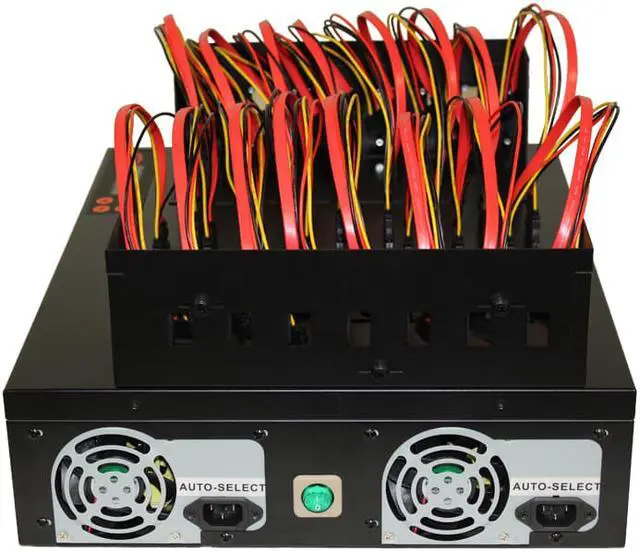 Alt view image 3 of 4 - Systor 1:15 Flatbed SATA Hard Drive Duplicator & Sanitizer - 9GB/Min - Copy & Erase 2.5 SDD Solid State & 3.5 HDD Disks 150MB/Sec (SYS15HDD-SATA1)