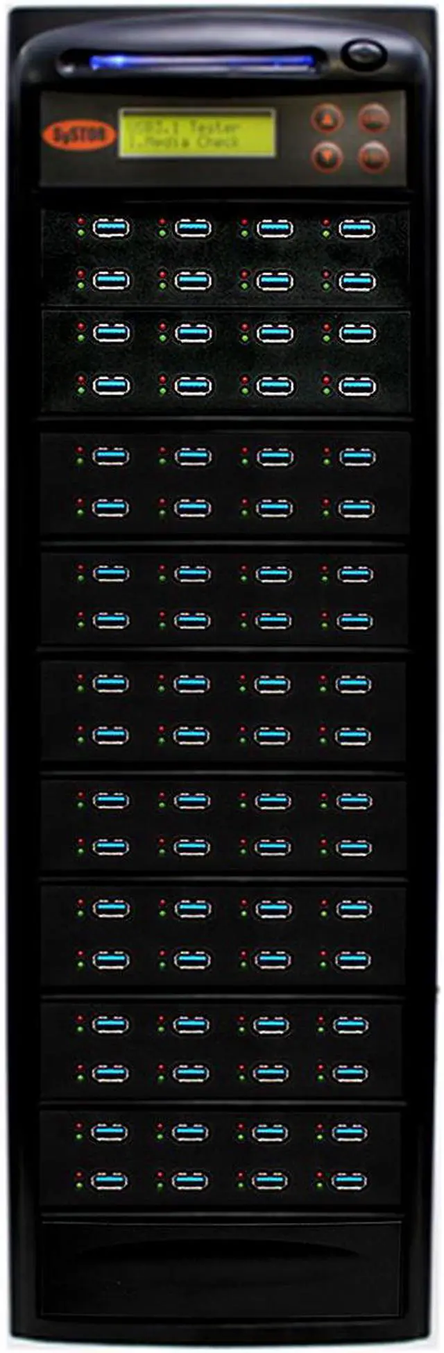 Main image of Systor 1 to 71 USB 3.0/3.1 Duplicator & Sanitizer 6GB/Min - Standalone Multiple Flash Memory Copier & Storage Drive Eraser, Speeds Up to 100MB/Sec (SYS-USB30100-71)