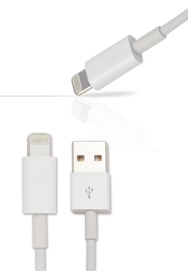 Alt view image 4 of 8 - Blaze Display 3 pieces white 8 Pin Sync Data Cable USB Charging and data sync cable data link for Apple iPhone 5 5S 5C