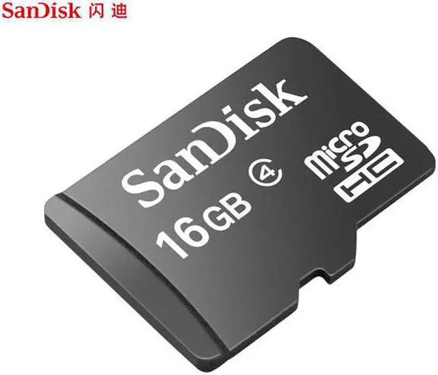 Alt view image 2 of 6 - Sandisk 16GB  class4 Micro SD SDHC Flash memory card SDC4/16GB 100% genuine real capacity