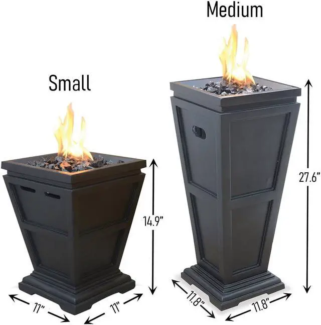 Alt view image 4 of 8 - Endless Summer Propane Gas Outdoor Fireplace, Small