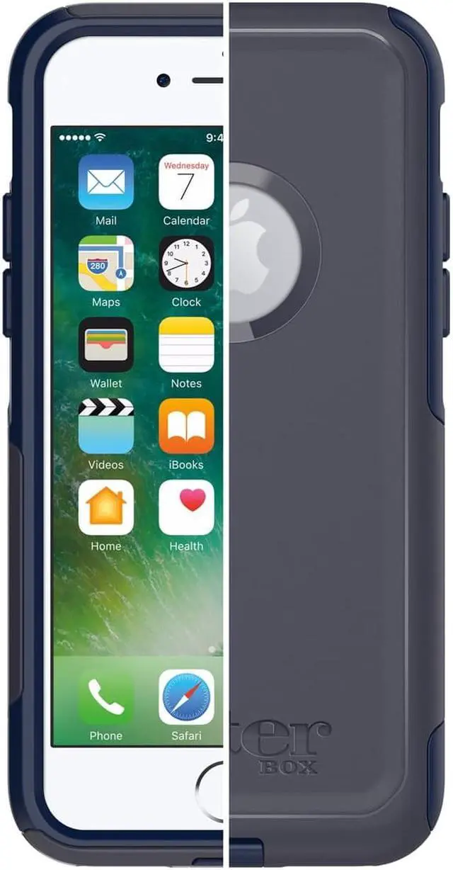 Alt view image 15 of 18 - OtterBox Commuter Series Case for iPhone SE (2nd gen) and iPhone 8/7 - Indigo Way