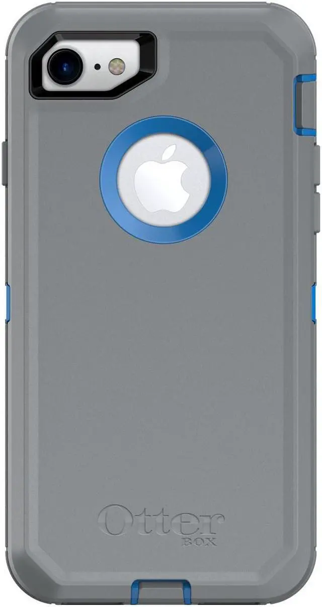 Alt view image 3 of 8 - Otterbox 77-55148 iPhone SE (2nd gen) and iPhone 8/7 Defender Series Case Marathoner Belt & Gunmetal Grey