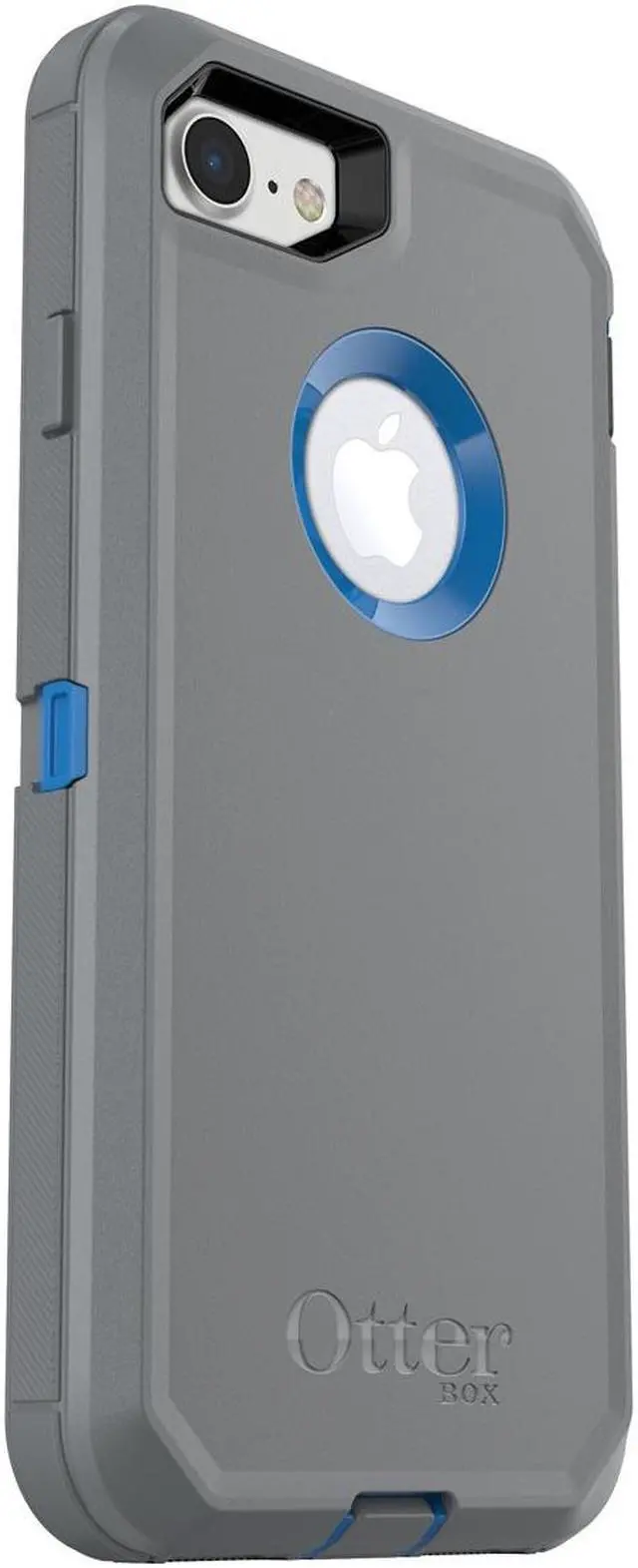 Alt view image 4 of 8 - Otterbox 77-55148 iPhone SE (2nd gen) and iPhone 8/7 Defender Series Case Marathoner Belt & Gunmetal Grey