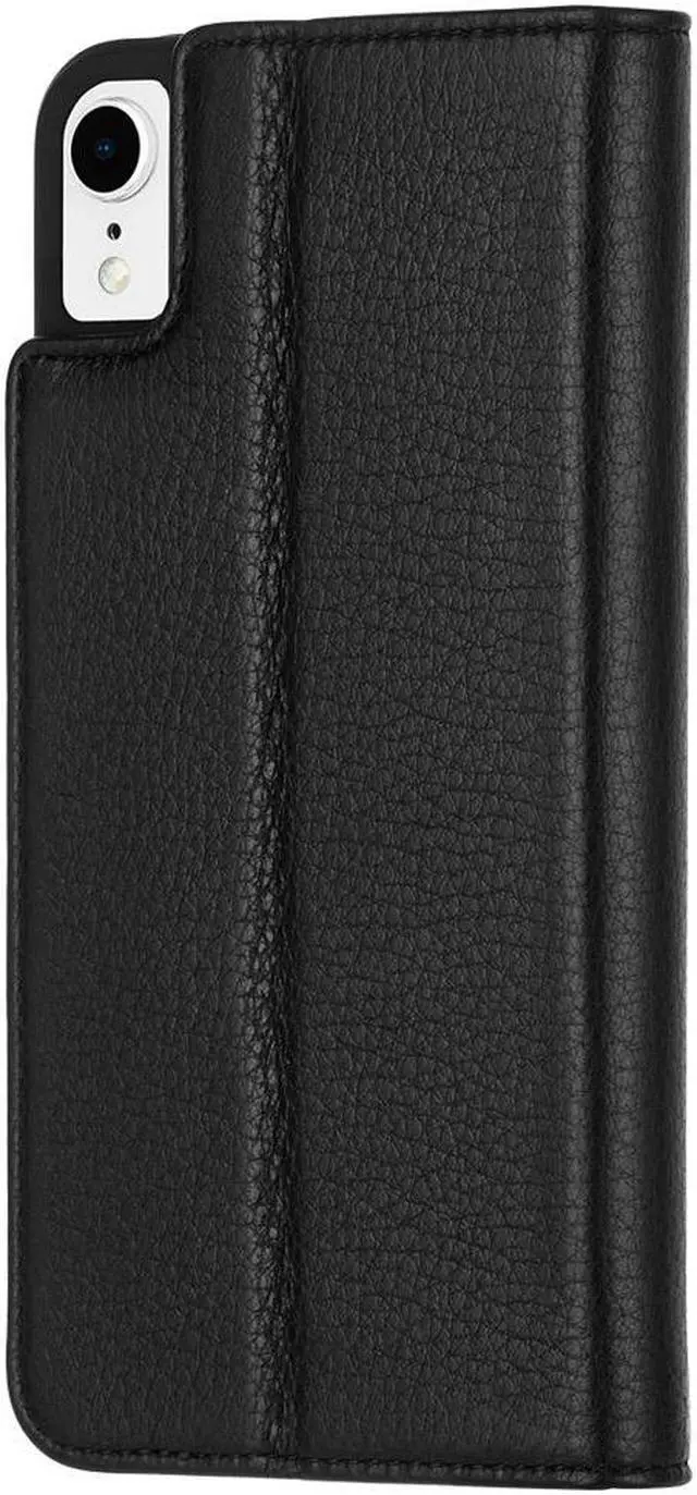 Alt view image 2 of 5 - Case-Mate Wallet Folio Case for iPhone XR - Black
