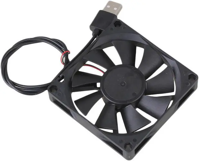 Alt view image 3 of 6 - Black 5V 8015 USB Computer/PC/CPU Silent Cooling Case Fan 80x80x15mm