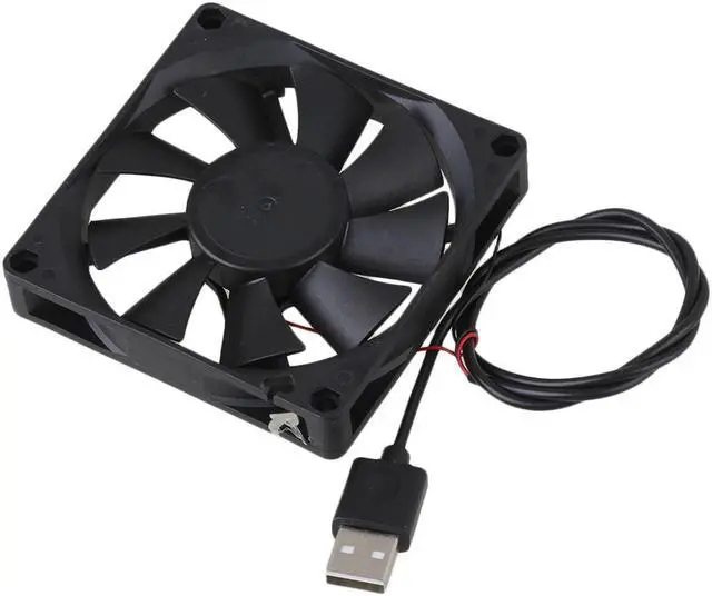 Main image of Black 5V 8015 USB Computer/PC/CPU Silent Cooling Case Fan 80x80x15mm