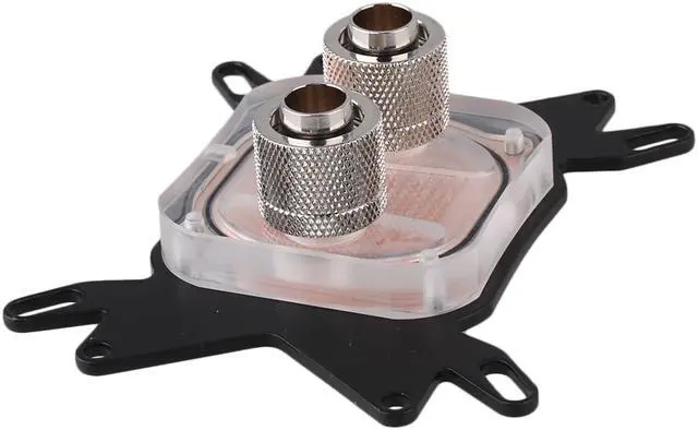 Alt view image 6 of 6 - Computer Water Cooling CPU Block Head with Fast Twist Connector Copper 50mm Base