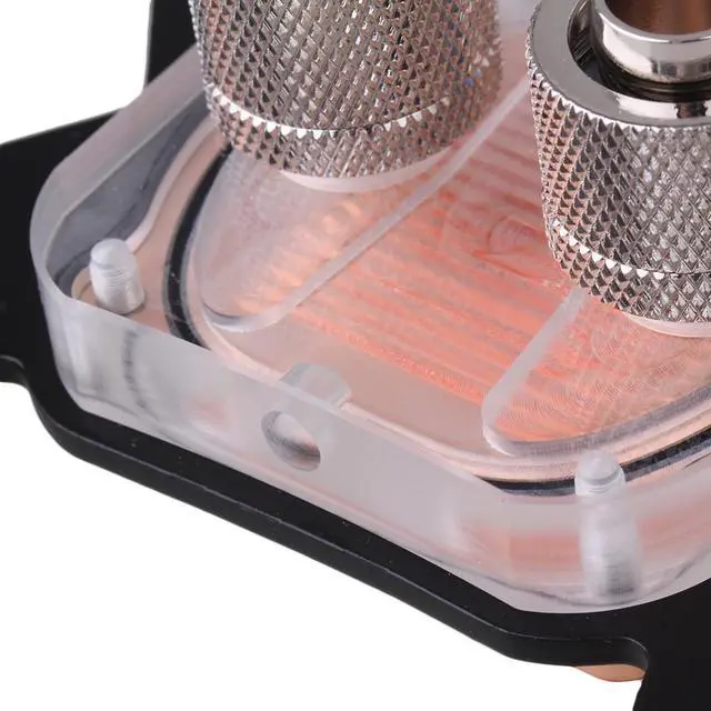 Alt view image 5 of 6 - Computer Water Cooling CPU Block Head with Fast Twist Connector Copper 50mm Base