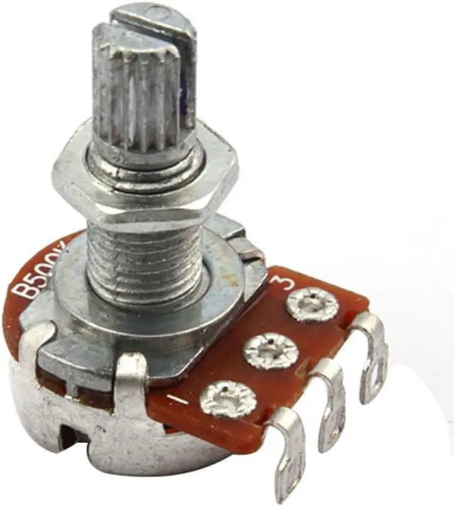 Alt view image 4 of 6 - 1 Set of 10 B500K OHM Audio Tone Guitar Potentiometer