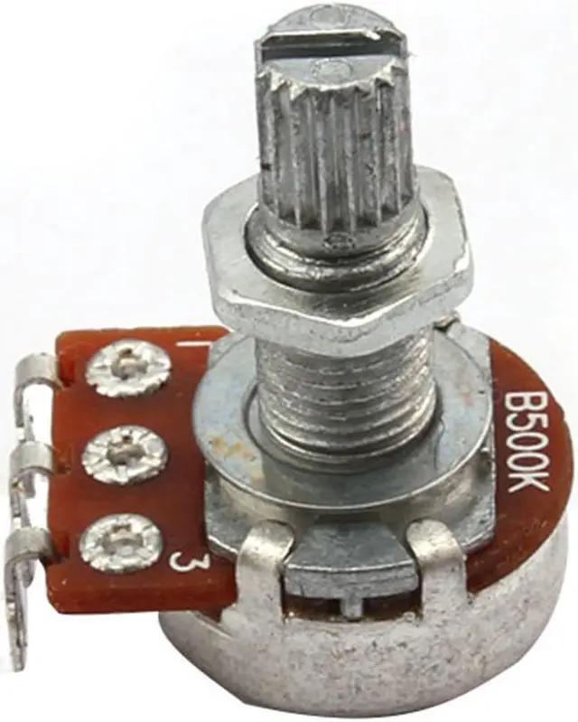 Alt view image 5 of 6 - 1 Set of 10 B500K OHM Audio Tone Guitar Potentiometer